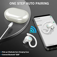 Load image into Gallery viewer, Wireless Earbuds Bluetooth Headphone Sport, Bluetooth 5.3 Earbud 14.2mm Driver Stereo Over Ear Buds, 48H Earphone with Earhooks, Noise Cancelling Mic, IP7 Waterproof Headset for Workout/Running, White