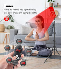 Load image into Gallery viewer, Red Light Therapy Lamp, Infrared Light Therapy with Stand - 660nm Redlight and 850nm Near Infrared Light Device for Body Pain Relief Skin Care