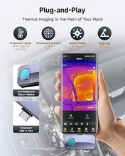 Load image into Gallery viewer, FOXWELL RT100 Thermal Camera for Android (USB-C) Smartphones, 256x192 IR Resolution Thermal Imaging Camera, Infrared Imager for HVAC Home Inspection, Upgraded Temperature Accuracy, 25Hz Frame Rate