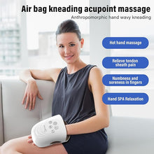 Load image into Gallery viewer, cotsoco Cordless Hand Massager with Heat and Compression for Arthritis and Carpal Tunnel, Birthday Gifts for Women Mom Men,White, Gift for Christmas & Thanksgiving Day