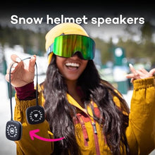 Load image into Gallery viewer, ALECK Nunchucks Wireless Bluetooth Helmet Speakers - Drop-in Headphones Compatible with All Audio Ready Ski/Snowboard Helmets. Glove-Friendly Controls and Built-in Microphone for Hands-Free Calls