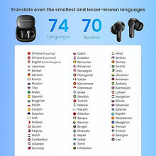 Load image into Gallery viewer, AI Translation Earbuds 3-in-1 Language Translatior Device 144 Languages & Accents Online Translation Real Time Long Battery Life, Suitable for Travel Business Black M3 Online Translation