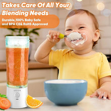 Load image into Gallery viewer, Portable Blender for Shakes and Smoothies 20oz USB-C Rechargeable Personal Size High Speed Mini Mixing Juicer,for Shakes and Nut, Juice, Vegetables Baby Food
