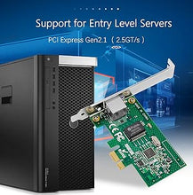 Load image into Gallery viewer, Gigabit Network Card PCIe 1000M PCI Express Ethernet Adapter with Intel I210AT LAN NIC Card for Support PXE for Windows/Windows Server/Linux(Lightning Protection Design)