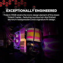 Load image into Gallery viewer, G.SKILL Trident Z RGB Series (Intel XMP) DDR4 RAM 64GB (2x32GB) 3600MT/s CL18-22-22-42 1.35V Desktop Computer Memory UDIMM (F4-3600C18D-64GTZR)