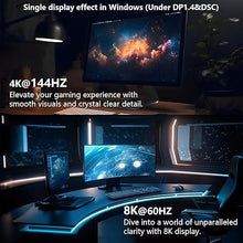 Load image into Gallery viewer, WAVLINK Laptop Docking Station 3 Monitors, 11 in 1 USB C Docking Station with PD3.1 140W Charging, Dual 8K HDMI + 8K Displayport, 5 USB-C/USB-A, SD/TF Slot, Audio/Mic, RJ45 Ethernet for M1/M2/M3/M4