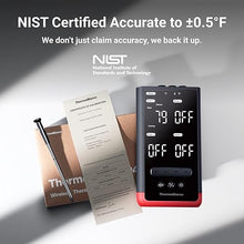 Load image into Gallery viewer, 4-Probe Wireless Bluetooth Smart Meat Thermometer: Standalone Base, WiFi Unlimited Range, 6 Sensors with NIST Certified Accuracy, for Kitchen, BBQ, Grill, Oven, Smoker, Rotisserie