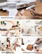 Load image into Gallery viewer, HOTO Glue Gun, Easyflow Hot Glue Gun with 40 Glue Sticks, Auto Dispensing, Fast Preheating Mini Hot Glue Gun without Charging Cable, Cordless and Rechargeable, Kids DIY School Craft Quick Home Repairs