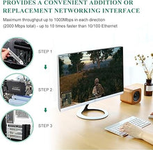 Load image into Gallery viewer, EDUP Gigabit Ethernet PCI Express PCI-E Network Card 10/100/1000Mbps RJ45 LAN Adapter Converter for Desktop PC