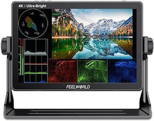 Load image into Gallery viewer, FEELWORLD LUT11S 10.1 Inch DSLR Camera Field Monitor 3G-SDI 1920X1200 4K HDMI Ultra High Bright 2000nit Touch Screen