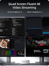 Load image into Gallery viewer, MINISFORUM NAB6 Lite Mini PC 12th Gen Core i5-12600H(12C/16T) HDMI×2+USB-C×2 4K@60Hz Outputs Mini Computer, 16GB RAM 512GB SSD with HDD Slot, Intel Iris Xe Graphics Desktop Computer