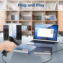 Load image into Gallery viewer, iDPRT Bluetooth 1D 2D QR Barcode Scanner, Wireless Barcode Scanner, Handheld UPC EAN Label Screen Reader with Dongle, Android Windows, USB Wired, Rechargeable for Retails Supermarket Warehouse Library