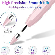 Load image into Gallery viewer, DRYMOKINI Stylus Pen, Active Stylus Pen Touch Screens Compatible for Android and iOS Tablet/Phones, Rechargeable Universal Stylus Pencil Compatible for A-pple/i-Pad/Phone Tablet, Pink