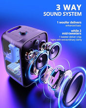 Load image into Gallery viewer, Tronsmart Halo 200 Portable Active PA Speaker System with 3-Channel Mixer, Bluetooth Streaming, Wireless Speaker Connection, EQ & App for DJ, Music Gigs, Karaoke, Outdoor Party, Company Meetings