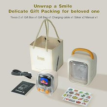 Load image into Gallery viewer, Divoom Tiivoo-2 Pixel Art Mini TV Retro Bluetooth Speaker, Smart Alarm Clocks with Dynamic Dials, White Noise Machine, Cute Decor for Bedroom, Bedside Desk, Kitchen, Living Room, Beige