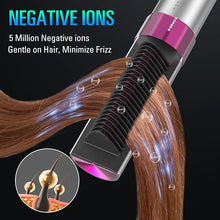 Load image into Gallery viewer, SDLOGAL Rechargeable Hair Straightener Brush, Hair Straightener Comb Straightening Brush for Women, with 5 Temps & Fast Heating, Easy and Fast Salon-Style, Built-in Double Ionic Generators