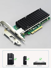 Load image into Gallery viewer, GLOTRENDS ST7215 10Gb PCI-E NIC Network Card, Single Copper RJ45 Port, Intel X540-AT1 Controller, Support Windows Server/Linux/VMware, Compare to Intel X540-T1