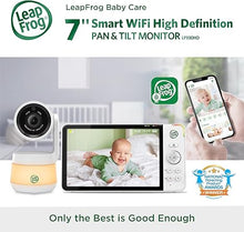 Load image into Gallery viewer, LeapFrog LF930HD Baby Monitor, 7” 720p HD Display,Video Baby Monitor with Camera and Audio, 1080p Smart Remote Access,360° Pan & Tilt,Color Night Light &Vision, Two-Way Intercom