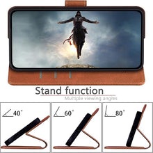 Load image into Gallery viewer, SUANPOT Compatible with iPhone 16 Pro 6.3" Wallet case with RFID Blocking Credit Card Holder,Flip Book PU Leather Protective Cover Women Men for Apple 16 Pro Phone case Light Brown