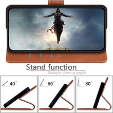 Load image into Gallery viewer, SUANPOT Compatible with iPhone 16 Pro Max 6.9" Wallet case with RFID Blocking Credit Card Holder,Flip Book PU Leather Protective Cover Women Men for Apple 16 Pro Max Phone case Light Brown