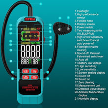 Load image into Gallery viewer, Kiprim Gas Leak Detector with Extended 15.7-Inch Gooseneck,PPM or%LEL Gas Real-Time Gas Concentration Display Portable Natural Gas Tester with Audible & Visual Alarm for Home and RV GD02