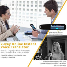 Load image into Gallery viewer, Upgraded Translation Scanning Pen, Mobile Scanner Translator, Reading Pen, 112 Language Translating Device, OCR Digital for Language Learners Business Travel