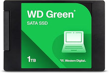 Load image into Gallery viewer, Western Digital 1TB WD Green Internal SSD Solid State Drive - SATA III 6 Gb/s, 2.5/7mm, Up to 545 MB/s - WDS100T3G0A