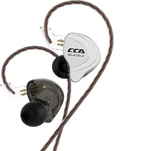 Load image into Gallery viewer, CCA C10 Five Drivers Hybrid in Ear Monitors in Each Side?HiFi 4BA 1DD High Resolution Earphones/Earbuds with 3.5mm Gold Plated Plug Detachable Cable 2pin 0.75mm Wired Earbuds(Black Without mic)