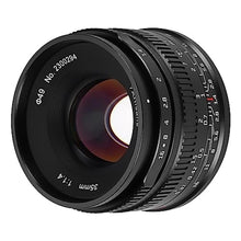 Load image into Gallery viewer, 7artisans 35mm F1.4 Mark II APS-C Manual Focus Fixed Lens Large Aperture Compatible with Olympus and Panasonic MFT M4/3 Mount Cameras_7917