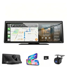 Load image into Gallery viewer, 8.1" Wireless CarPlay Screen with 2K Dash Cam & 1080P Backup Camera, Black_1