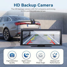 Load image into Gallery viewer, 8.1" Wireless CarPlay Screen with 2K Dash Cam & 1080P Backup Camera, Black_760
