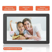 Load image into Gallery viewer, 8 Inch Digital Picture Frame, HD Display USB/SD Card Photo Frame, Wall Mountable Electronic Slideshow for Videos and Music, Auto-Play Memories from USB Drive or Memory Card_2558