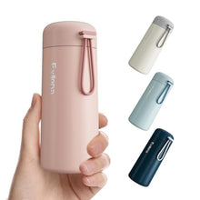 Load image into Gallery viewer, 8 oz Water Bottles Made of 304 Stainless Steel, Small Water Bottles Double Wall Vacuum Insulation for Hot&Cold Drinks, Water Bottle Purse with Carry Handle - 100% Leakproof(Pink)_1