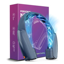 Load image into Gallery viewer, 8000mAh Portable Neck Fan with 6 Powerful Speeds, 20H Runtime Cooling Fan, Blue_1