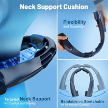 Load image into Gallery viewer, 8000mAh Portable Neck Fan with 6 Powerful Speeds, 20H Runtime Cooling Fan, Blue_252