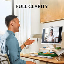 Load image into Gallery viewer, Logitech Brio 100 Full HD 1080p Webcam for Meetings and Streaming, Auto-Light Balance, Built-in Mic, Privacy Shutter, USB-A, for Microsoft Teams, Google Meet, Zoom and More - Off White