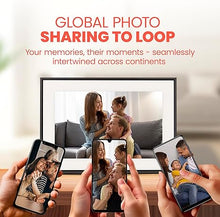 Load image into Gallery viewer, Loop Wi-Fi Digital Picture Frame with Touch Screen, 10-Inch Display, The Only Frame to Offer Text Message Photos Direct to Frame, Easy to use App, Gift to Keep Friends and Family Connected