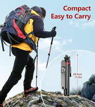 Load image into Gallery viewer, Huryfox Selfie Stick Phone Tripod - 71 inch Tall Cell Phone Holder with Detachable Wireless Remote, Phone Stand for Recording, Video and Picture, Compatible with iPhone, Android Phone, Camera & Gopro