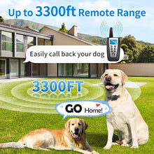 Load image into Gallery viewer, PaiPaitek 2 in 1 Dog Bark Collar and Training Collar - Smart Bark and Shock Collar Combo, Automatic Bark Collar for Large Dog with Remote 3300ft Range & Waterproof