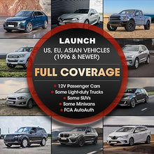 Load image into Gallery viewer, LAUNCH CRP129X V2.0 Elite OBD2 Scanner, 2024 Lifetime Free Online Update Scan Tool, 12 Reset, InjectorCoding, ABS/SRS/TCM/Engine System Diagnostic Scanner, Auto Vin,Car Scanner Diagnostic for all cars