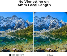 Load image into Gallery viewer, K&F Concept 55mm Circular Polarizer Filter Ultra-Slim 18 Multi-Coated Optical Glass Circular Polarizing Filter for Camera Lenses with Cleaning Cloth (K Series)