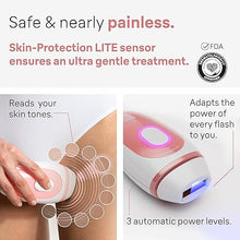 Load image into Gallery viewer, Braun IPL Long-Lasting Hair Removal for Women and Men, Silk Expert Mini PL1014 with Venus Razor, Long-Lasting Hair Reducation in Hair Regrowth for Body & Face, Corded