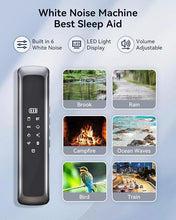 Load image into Gallery viewer, Pillow Speaker, Under Pillow Speaker Bluetooth for Sleeping - Bone Conduction, Three Timers, Six Nature Sounds- Portable White Noise Sound Machine for Travel, Office Privacy, Adults, Baby