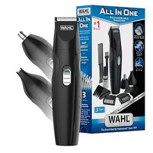 Load image into Gallery viewer, Wahl All-in-One Cordless Rechargeable Electric Ear/Nose, Detail, and Beard Trimmer for Men – Mustache, Ear & Nose Hair, and Light Detail Grooming - Model 9685-200