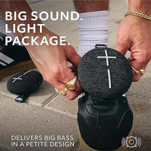 Load image into Gallery viewer, Ultimate Ears MINIROLL Ultra-Portable Waterproof Bluetooth Speaker, Big Bass, IP67 Dustproof, 131 ft (40 m) Range - Gentle Black