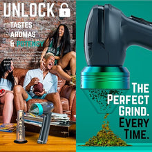 Load image into Gallery viewer, Mamba Loader XL 2g Gray USB Electric Herb Grinder. Small Portable Metal Herbal Grinder Machine & Spice Mill for the Kitchen