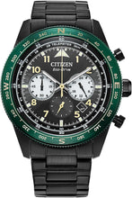 Load image into Gallery viewer, Citizen Men's Eco-Drive Weekender Sport Casual, Black Stainless Steel Bracelet Watch, Chronograph (Model: CA4555-81E)