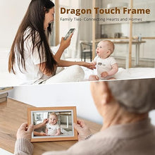 Load image into Gallery viewer, Dragon Touch Digital Picture Frame WiFi 10 inch IPS Touch Screen Digital Photo Frame Display, 32GB Storage, Auto-Rotate, Share Photos via App, Email, Cloud, Classic 10 Brown