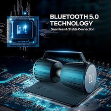 Load image into Gallery viewer, Monster Adventurer Force Bluetooth Speaker IPX7 Waterproof Speaker 5.0 with Microphone Input, 80W Portable Bluetooth Speakers with 40H Playtime for Indoor Outdoor Party, Black