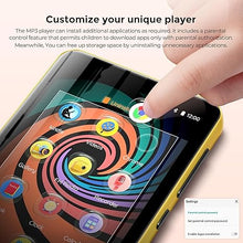 Load image into Gallery viewer, 160GB MP3 Player with Bluetooth and WiFi, innioasis Music Player with Spotify,Pandora,Amazon Music,4" Touch Screen Android MP4 MP3 Player for Kids with Libby,Audible(Black_Gold)